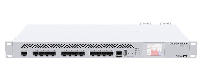 MikroTik Cloud Core 12 Port SFP 1SFP+ 16 Core Router | CCR1016-12S-1S+